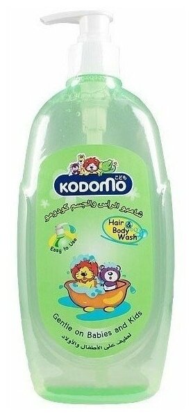 Lion Kodomo Средство для мытья от макушки до пяточек, для детей, дозатор, 400 мл