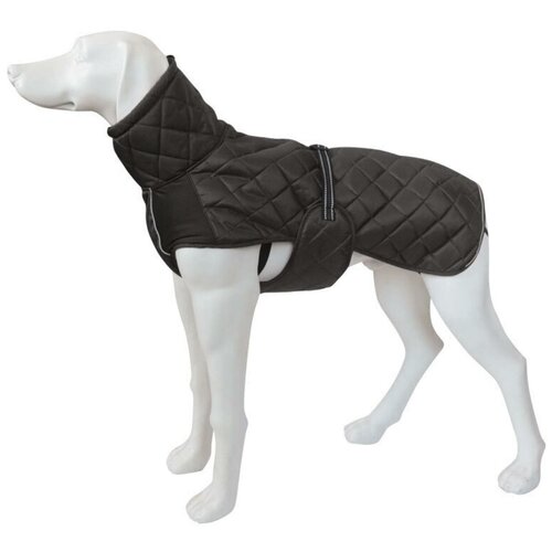 Попона OUTDOOR Comfort для собак, стеганая, утепленная со встроенной шлейкой, 3XL+, 55см