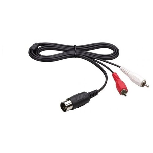Кабель штекер DIN 5 PIN - 2 штекера RCA 1,2 м