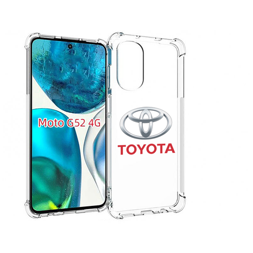 Чехол MyPads toyota-тойота-4 мужской для Motorola Moto G82 / Moto G52 задняя-панель-накладка-бампер чехол mypads lada ваз 4 мужской для motorola moto g82 moto g52 задняя панель накладка бампер