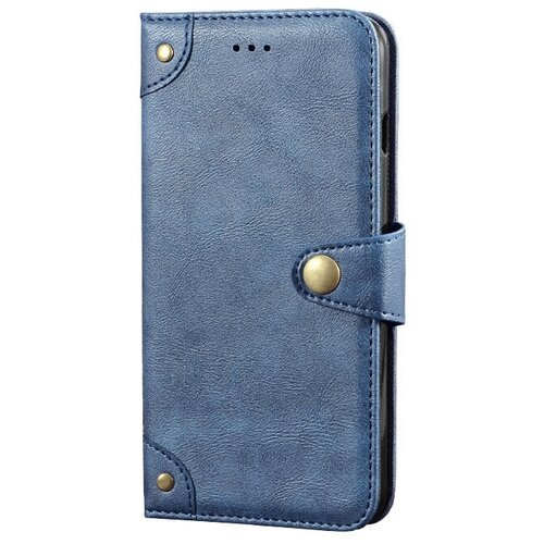 фото Чехол-книжка mypads для huawei honor 10x lite/huawei p smart 2021 (ppa-lx1) синий с подставкой застёжкой и визитницей