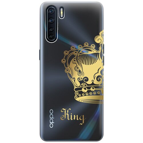 Силиконовый чехол с принтом True King для OPPO A91 / Reno3 / Оппо А91 / Рено 3 силиконовый чехол с принтом advocado для oppo a91 reno3 оппо а91 рено 3