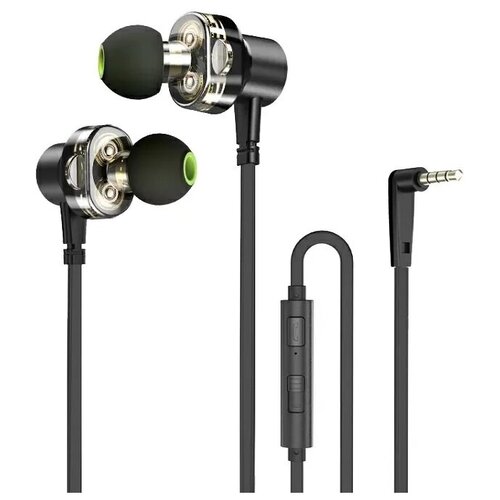 Наушники проводные вкладыши с микрофоном черные Awei Z1 89900₽