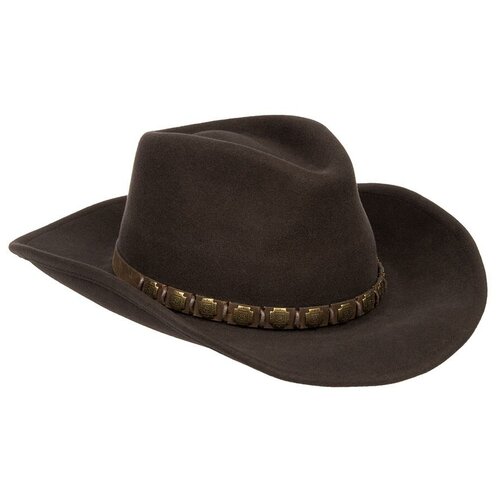 Шляпа STETSON, размер 59, коричневый шляпа stetson размер 59 коричневый