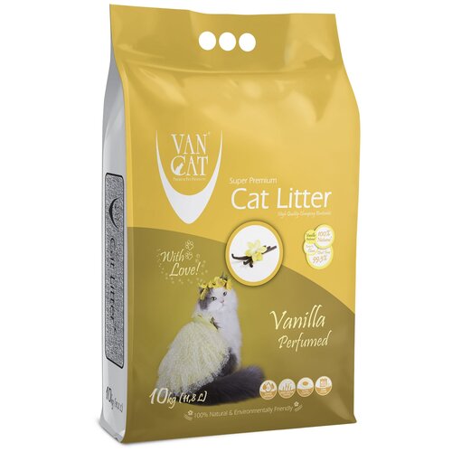 Комкующийся наполнитель Van Cat Vanilla, 11.8л