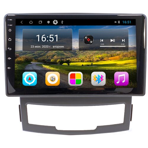 Штатная магнитола Zenith Ssang Yong Actyon 2010-2014, Android 10, 8/128GB, 4G LTE