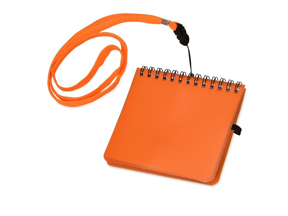 Блокнот А6 "Журналист", цвет оранжевый