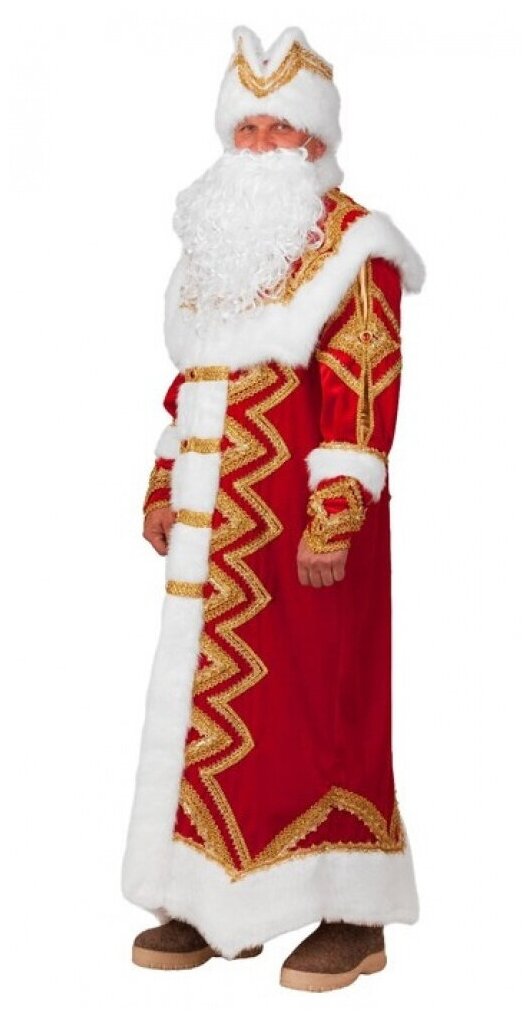 Взрослый костюм "Дед Мороз Великолепный" (11862) 54-56