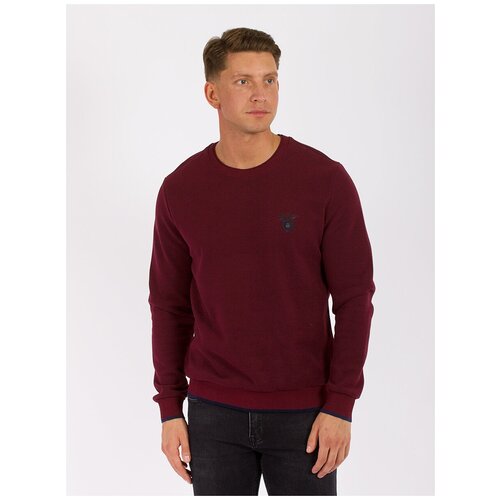 Свитшот MCL темно-бордовый, размер 2XL