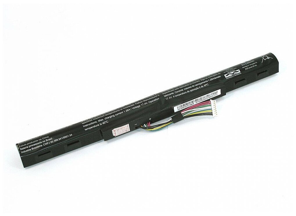 Аккумулятор для ноутбука Acer Aspire E5-422 E5-472 (AL15A32) 14.8V 2500mAh 37Wh, черный, HC/ORG