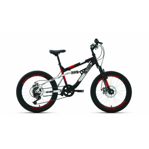 Велосипед детский ALTAIR MTB FS 20 D 2022 20 черныйкрасный 1976000₽