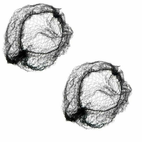 Сеточка для прически черная, комплект - 2 штуки