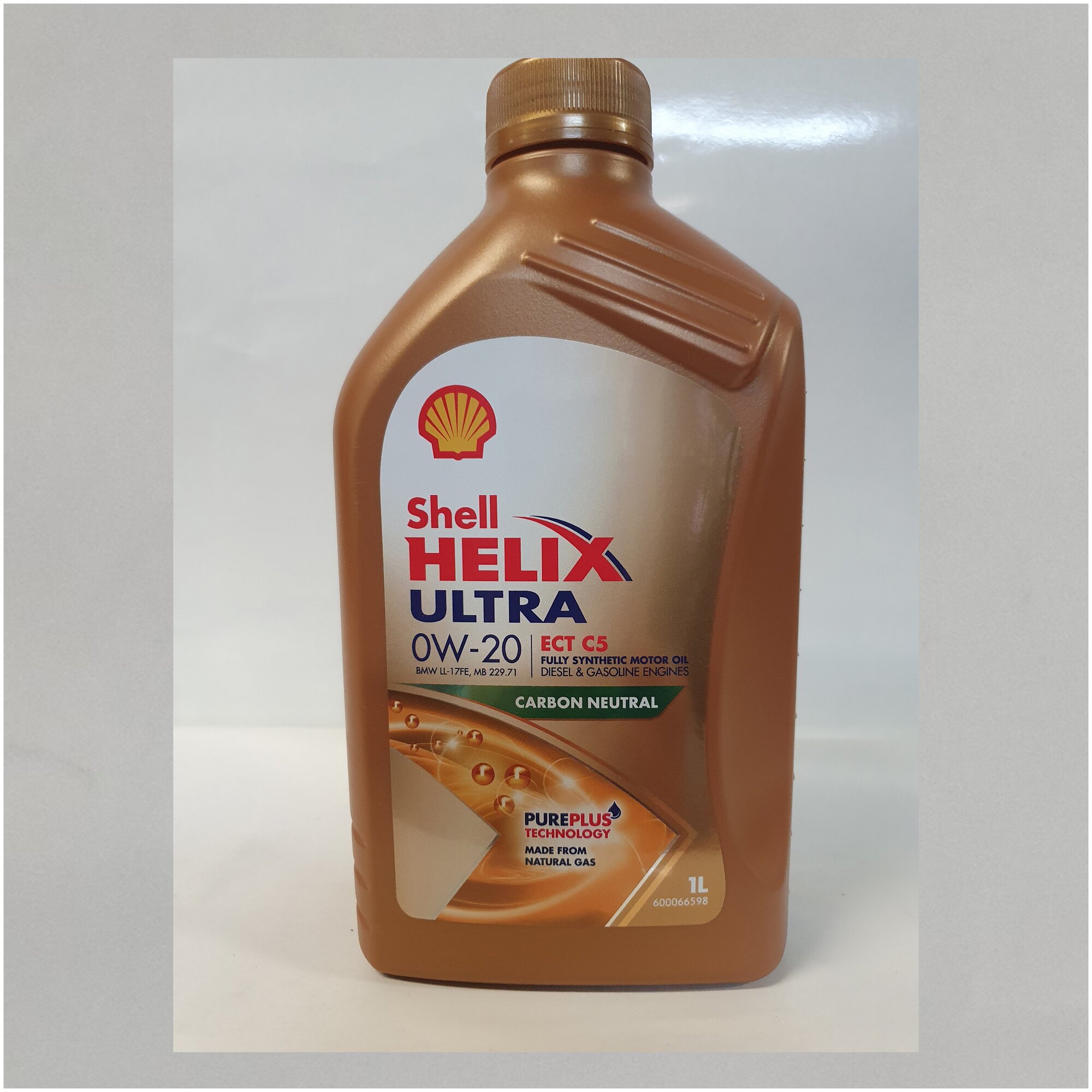 Моторное масло Shell Helix Ultra ECT С5 0W-20 1л