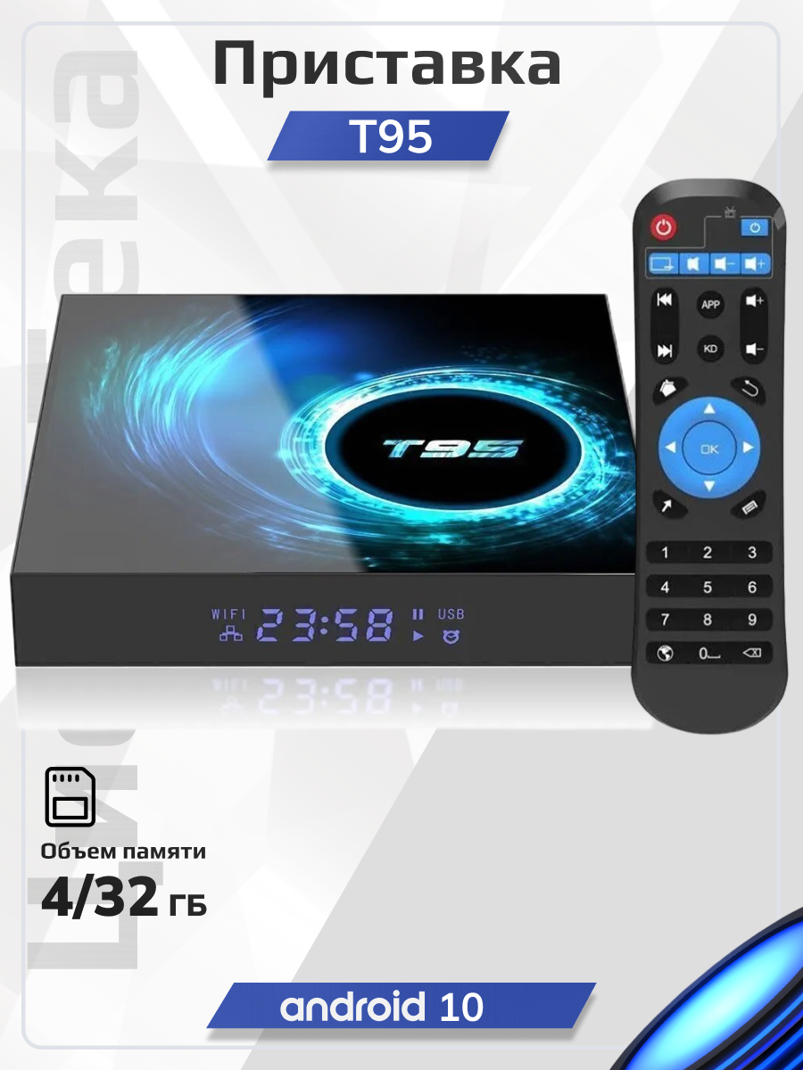 Смарт приставка ТВ - T95 4/32 GB