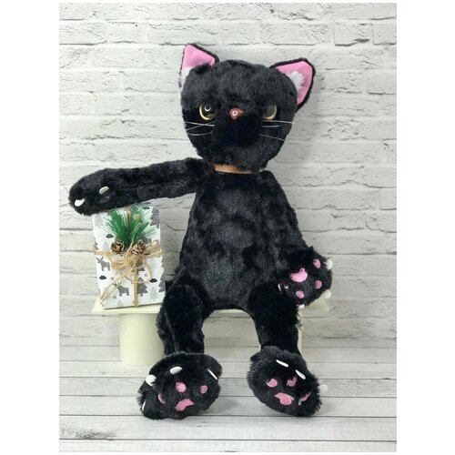 фото Мягкая игрушка-антистресс кот, 35 см plush toys