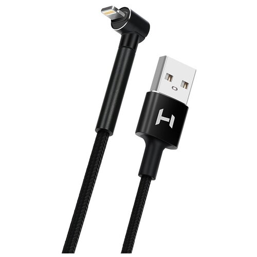 Кабель Harper STCH-590, Lightning (m) - USB (m), 1м, в оплетке, 2A, черный