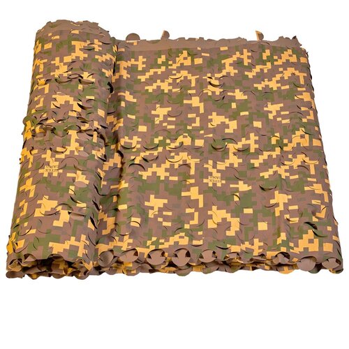 фото Сетка маскировочная, 3 × 2,2 м, жёлто-коричневая, «пейзаж утка» нитекс