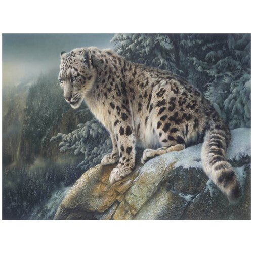 Алмазная живопись 30х40 на подрамнике мотоцикл; Алмазная мозаика 30х40 на подрамнике; Тигр, звери, котята, щенки, природа, пейзаж