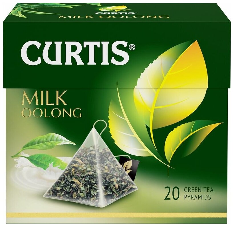 Чай Curtis "Milk Oolong", молочный улун, 20 пирамидок - фотография № 11