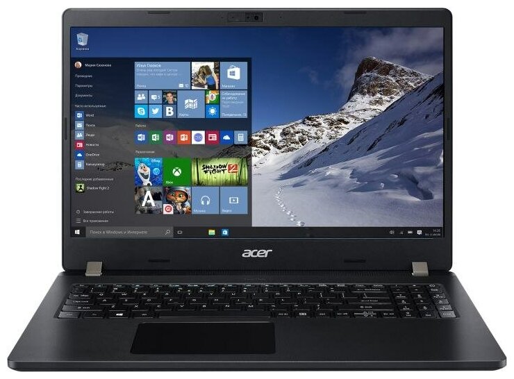 Ноутбук Acer TravelMate P2 TMP215-41-G2-R0B0 156 FHD IPSRyzen 5 PRO 5650U8GB512GBRadeon GraphicsWindows 10 ProNoODDчерный NX VRYER003