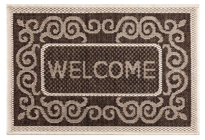 Придверный коврик Витебские ковры Циновка sz2870/a1/11, коричневый, 0.6 х 0.4 м - фотография № 1