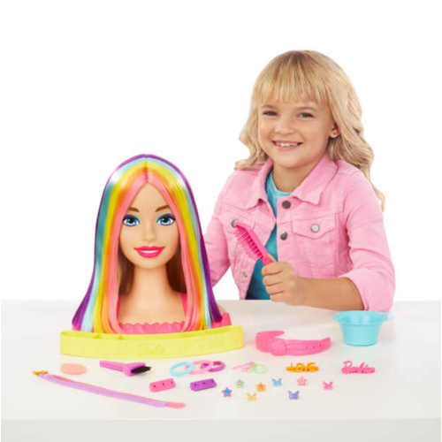 Кукла Barbie Mattel Totally Hair Deluxe разноцветный