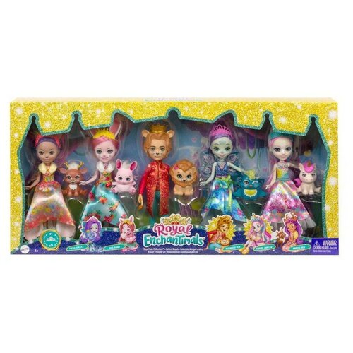 фото Игровой набор mattel enchantimals королевские друзья (куклы с питомцами)