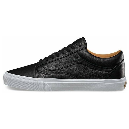 Кожаные кеды Vans Old Skool (Premium Leather) VZDFEW9 черные (35)