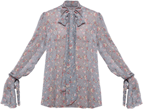 Блуза  RO.KO.KO, размер M-L, серый