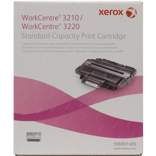 Картридж лазерный Xerox 106R01485 черный (2000стр.) для Xerox WC 3210/3220 картридж xerox 106r01485 106r01485 106r01485 106r01485 2000стр черный