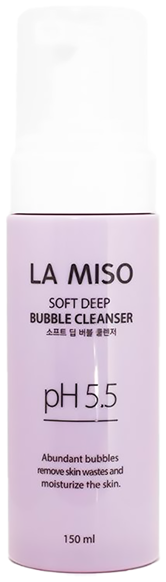 La Miso Мягкая кислородная пенка для глубокого очищения pH 5.5, 150 мл, La Miso
