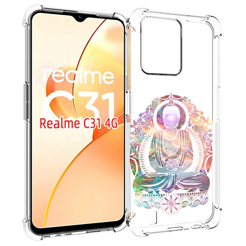 Чехол MyPads умный мужчина абстракция для OPPO Realme C31 задняя-панель-накладка-бампер чехол mypads 23 февраля военный мужчина для oppo realme c31 задняя панель накладка бампер