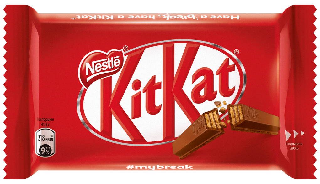 Шоколадный батончик KitKat с хрустящей вафлей 41,5 г - фотография № 6