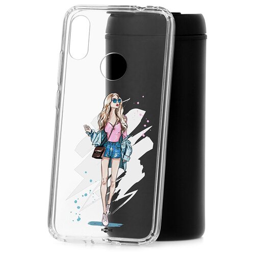 фото Чехол на xiaomi redmi note 7 kruche print fashion girl кruче