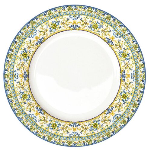 фото Тарелка обеденная "капри" 26,5 см фарфор, easy life, el-r0942_capb