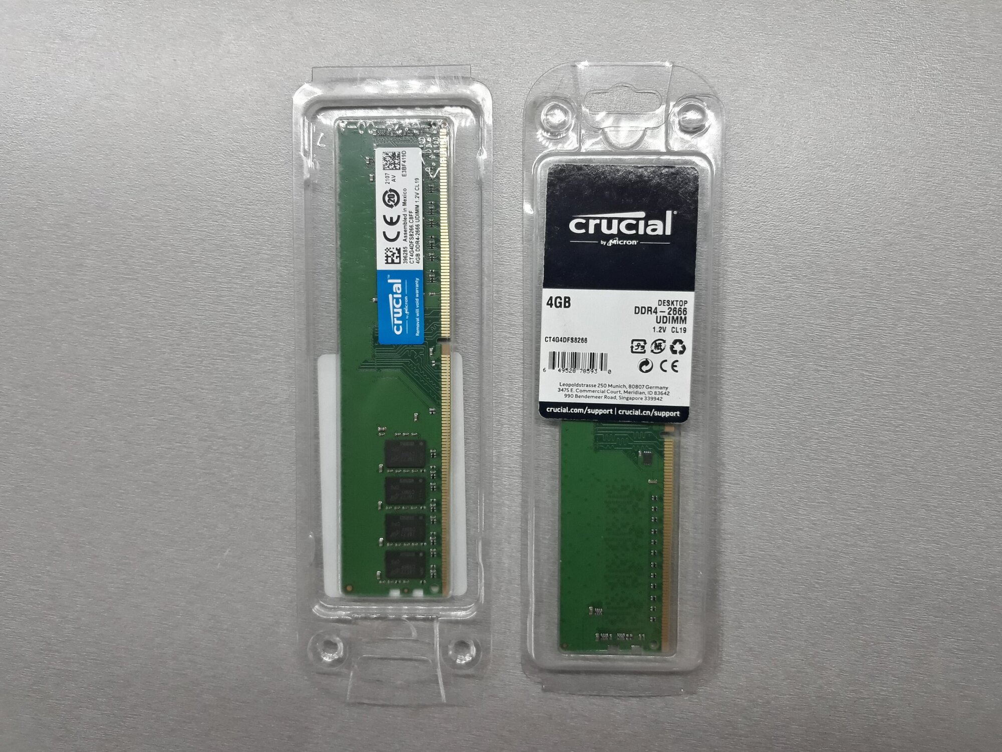 Оперативная память Crucial 4 ГБ DDR4 2666 МГц DIMM CL19 CT4G4DFS8266 - фотография № 16