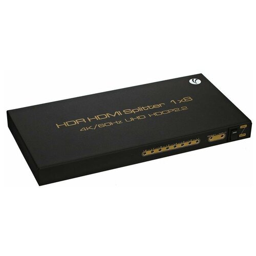 Разветвитель VCOM HDMI Splitter (1in -> 8out, ver2.0) VCOM HDMI Splitter (1in — 8out, ver2.0) разветвитель hdmi на 2 cплиттер splitter vcom hdmi переключатель 2 в 1 4k 60hz двунаправленный dd462 уцененный товар 6