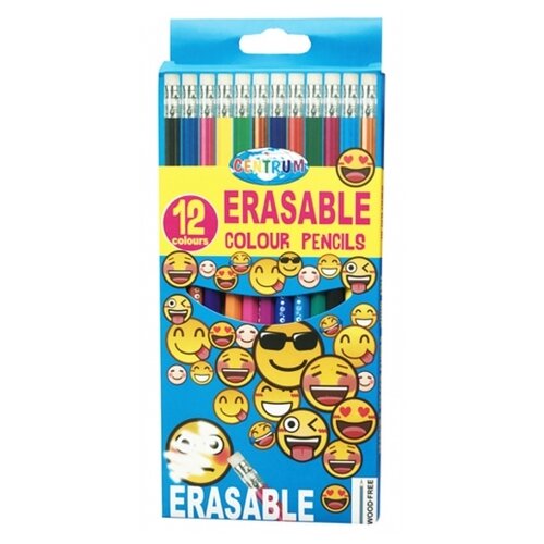 Карандаши цветные пластиковые 12 цветов 