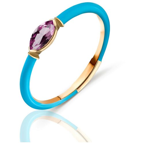 фото 88835-3 кольцо русские самоцветы candy кольцо с аметистом русские самоцветы,17,5 размер