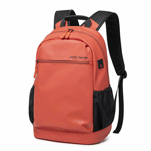 Рюкзак для ноутбука, школьный B00489 оранжевый