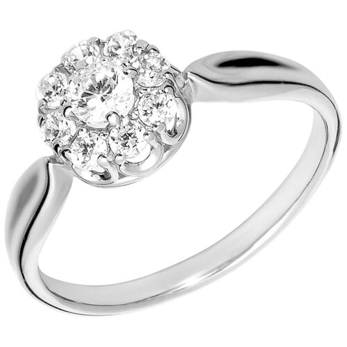 фото Серебряное кольцо с камнями wonderli