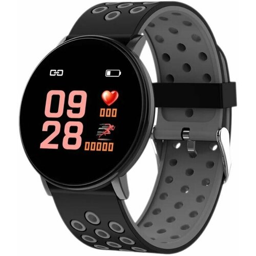 Умные часы Loona синхронизация AndroidIos FIT-02black grey 50500₽