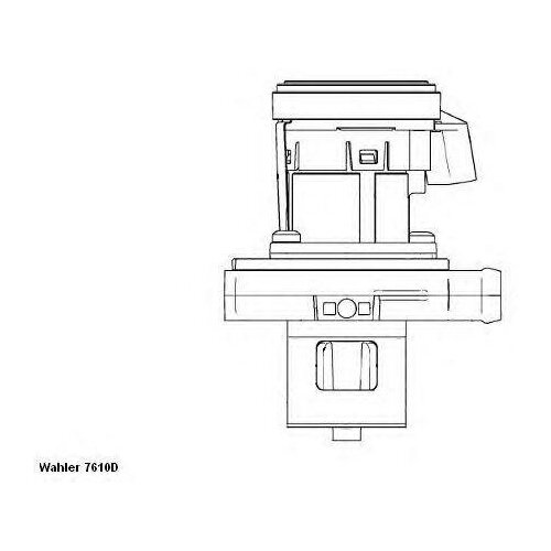 7610D WAHLER Клапан рециркуляции выхлопных газов