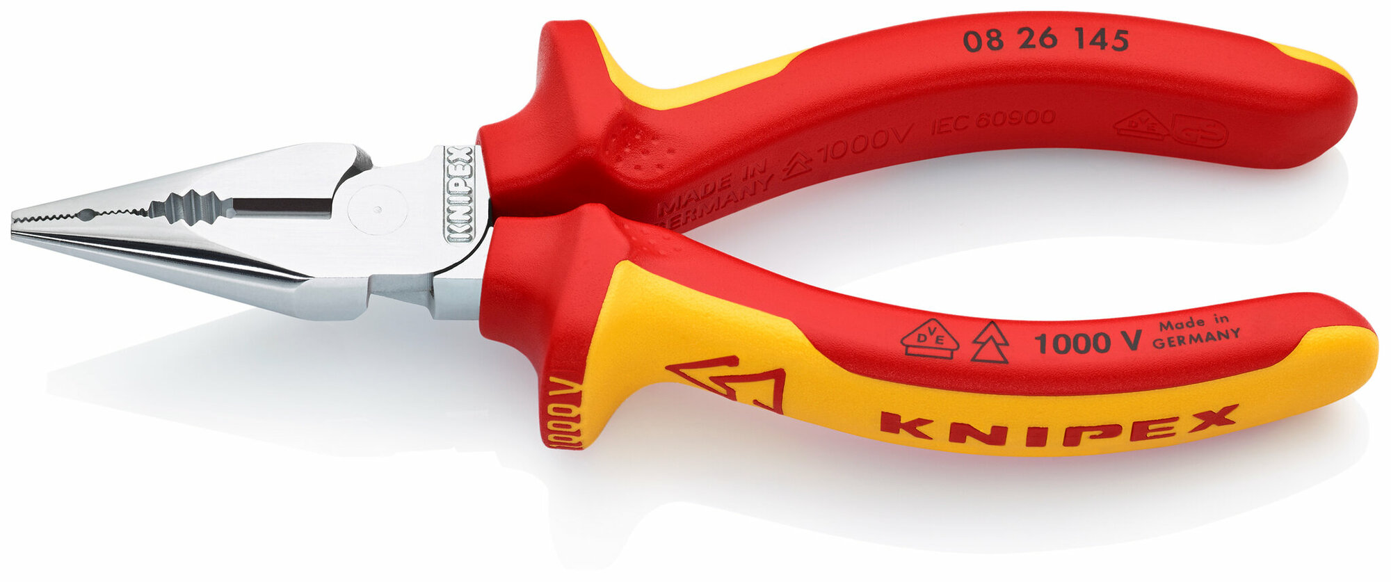 Пассатижи Knipex, удлиненные, KN-0826145, желтый, красный, 145 мм — фото 7