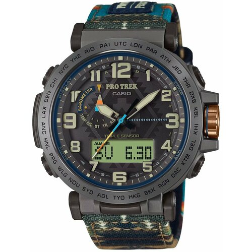 фото Наручные часы casio наручные часы casio protrek prg-601pe-5, зеленый