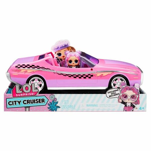 L.O.L. SURPRISE! - Розовый кабриолет лол сюрприз / городской круизер + кукла LOL 591771