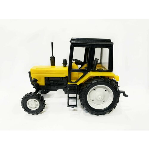 Трактор МТЗ-82 пластик 2х цветный(жёлто-черный) 1:43 160053