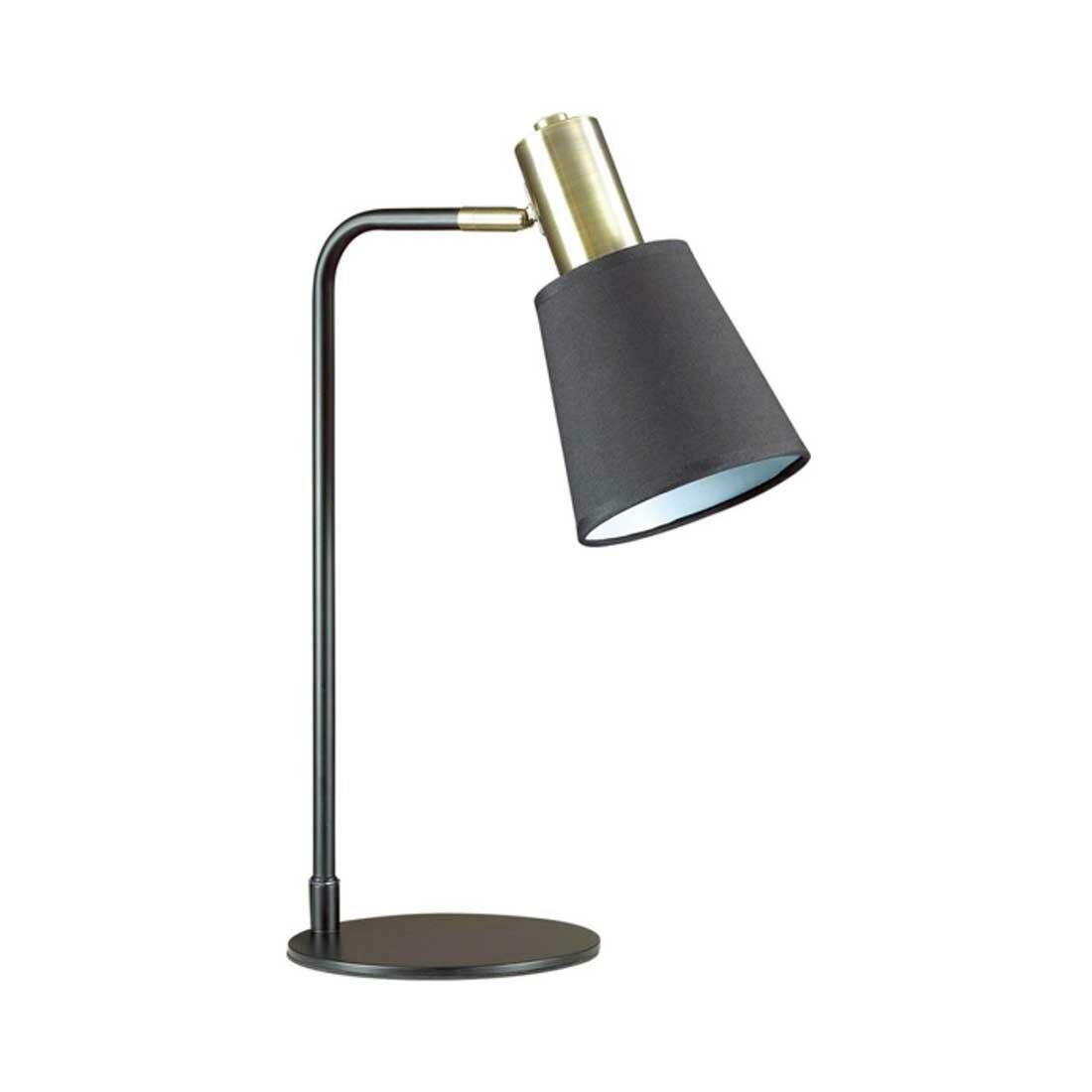 Настольная лампа Lumion Moderni Marcus 3638/1T цвет Черный/Черный материал Металл/Ткань