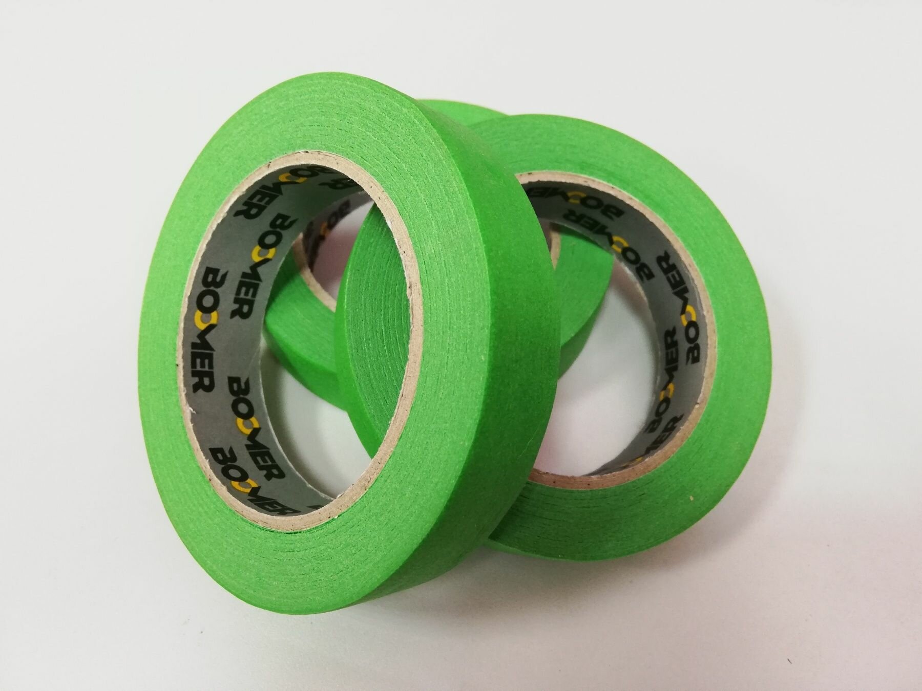 фото Малярная лента BOOMER 24 мм 40 м. зеленая 2шт