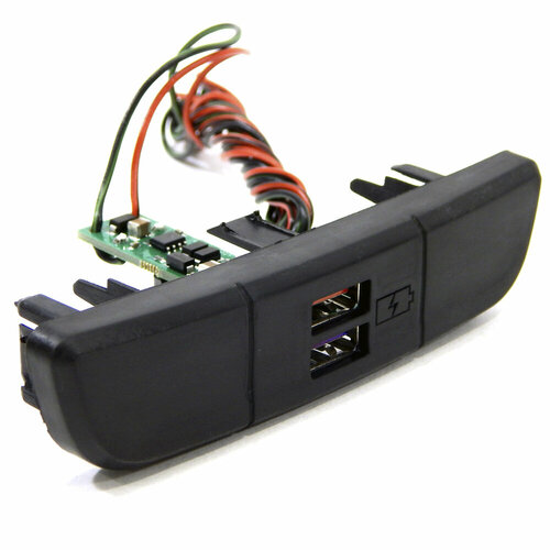 Зарядное USB устройство для Lada Vesta ТА автомобильное зарядное устройство двухгнездовое штатное двойное usb вместо кнопки ваз 2114 лада калина 1